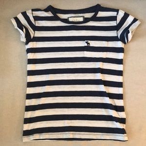 Abercrombie and Fitch stripped t shirt